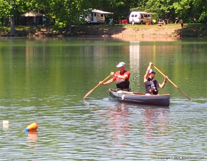 Tandom Freestyle Canoeing