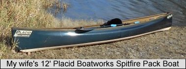 My wife's Placid Boatworks Spitfire